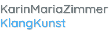 Karin Maria Zimmer – Klangkunst Logo